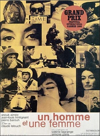 L'affiche du film Un Homme et une femme