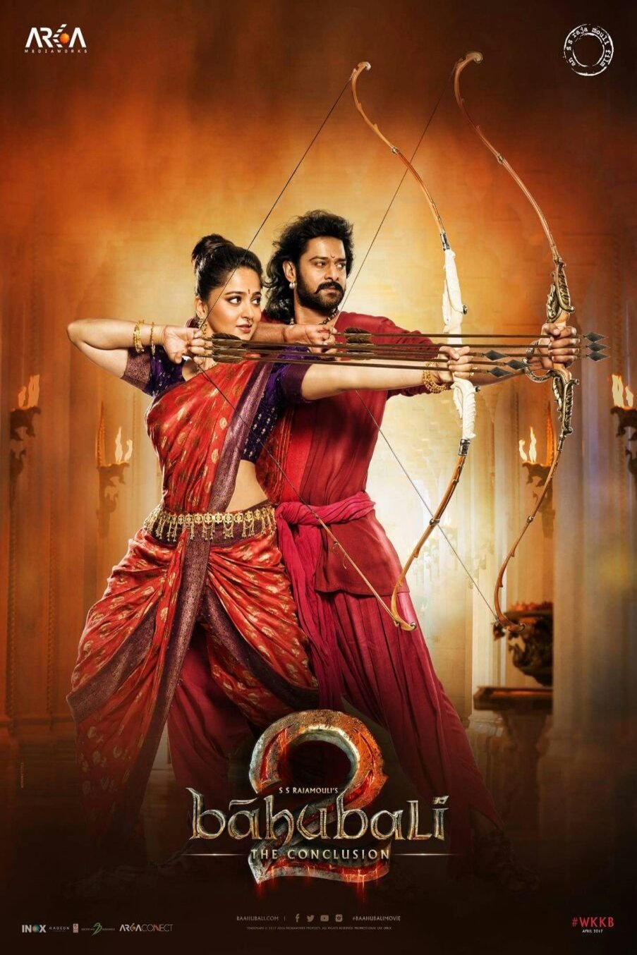 L'affiche du film Bãhubali 2: The Conclusion
