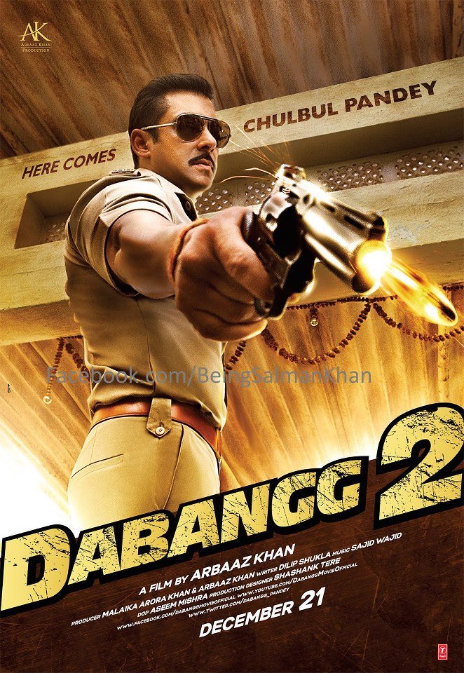 L'affiche du film Dabangg 2