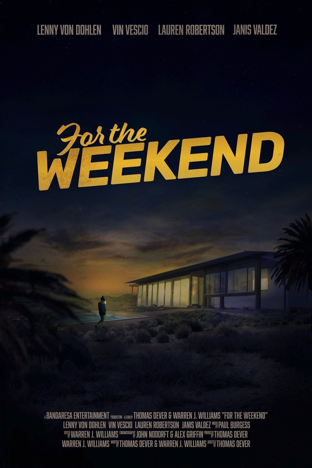 L'affiche du film For the Weekend
