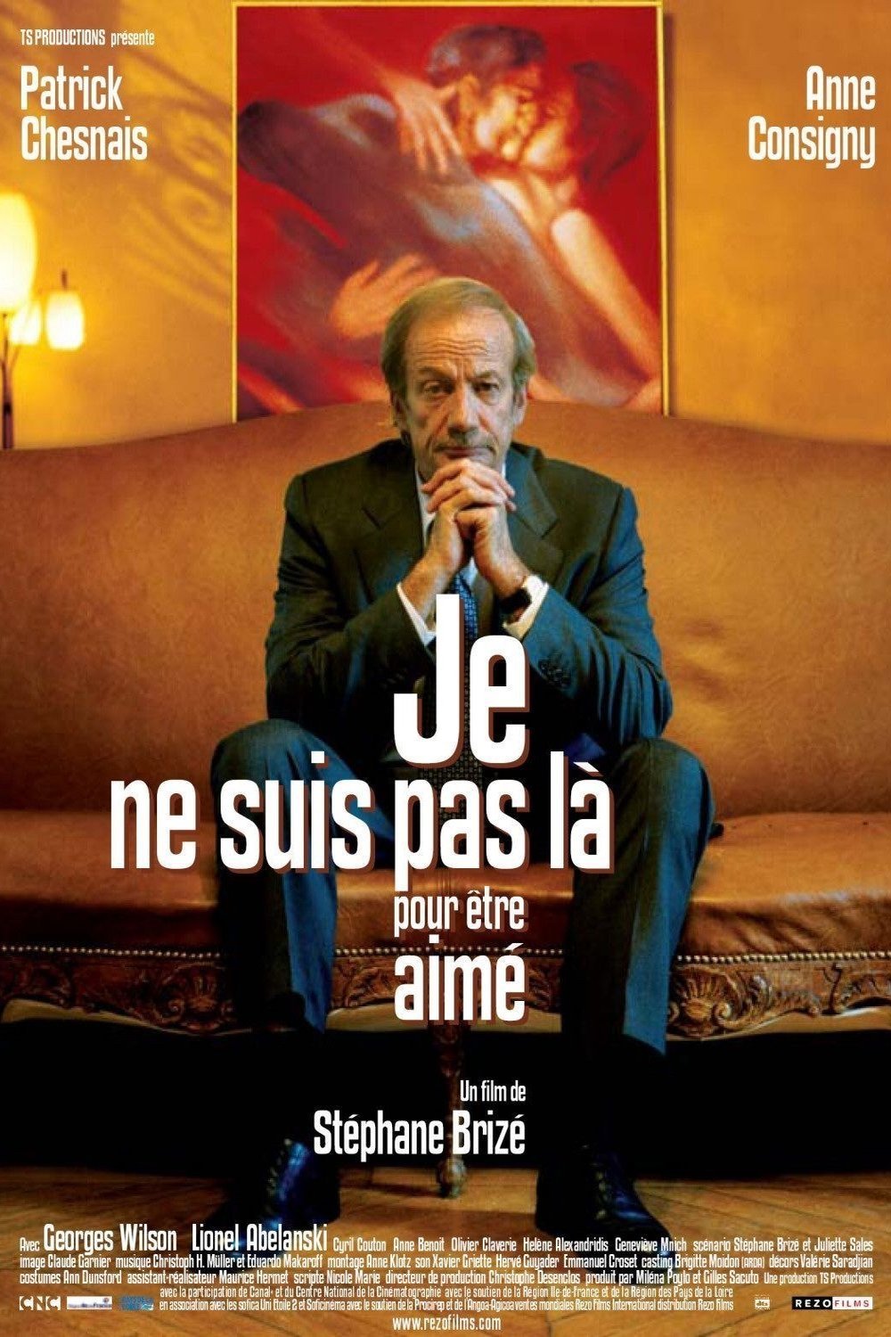 L'affiche du film Je ne suis pas là pour être aimé