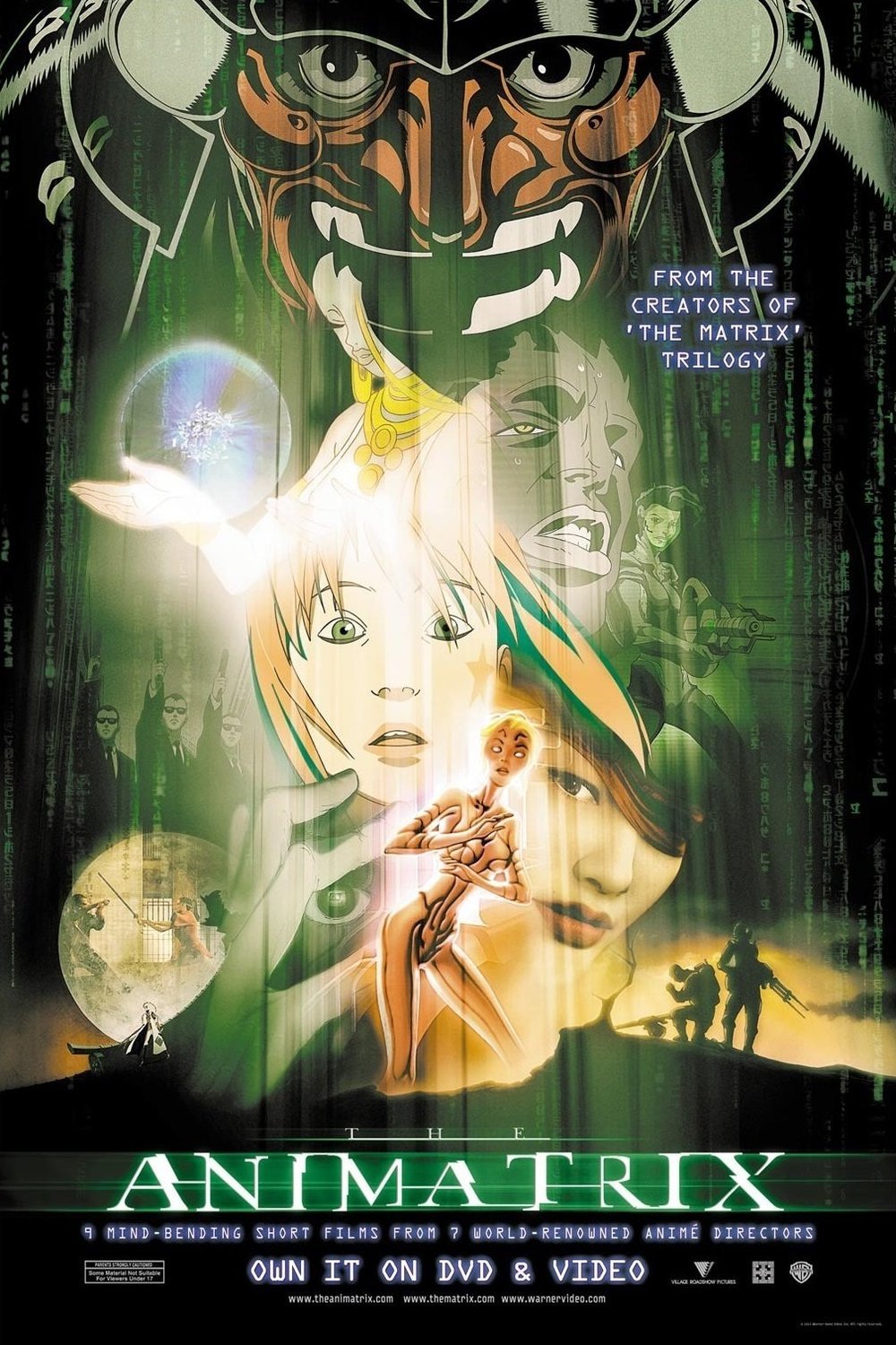 L'affiche du film The Animatrix