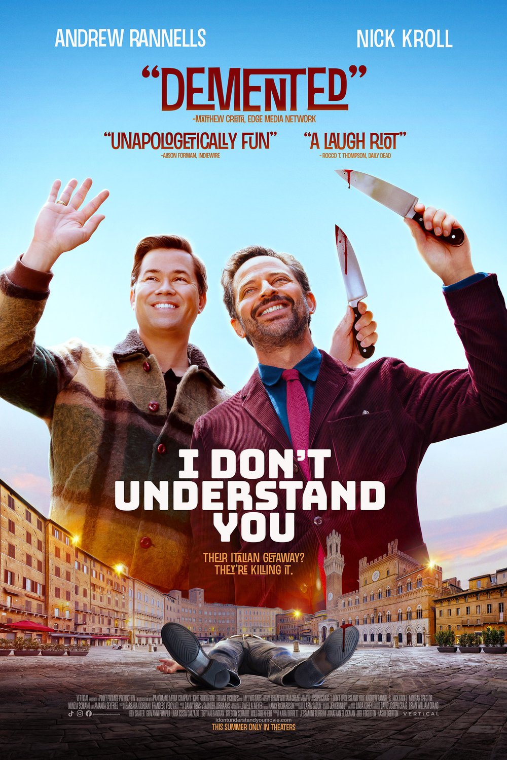 L'affiche du film I Don't Understand You