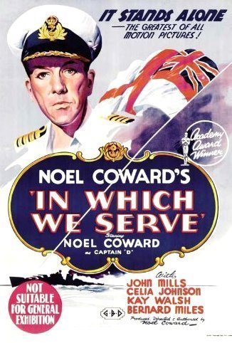 L'affiche du film In Which We Serve