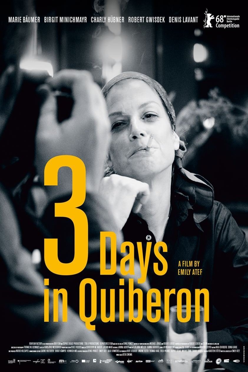 L'affiche du film 3 jours à Quiberon