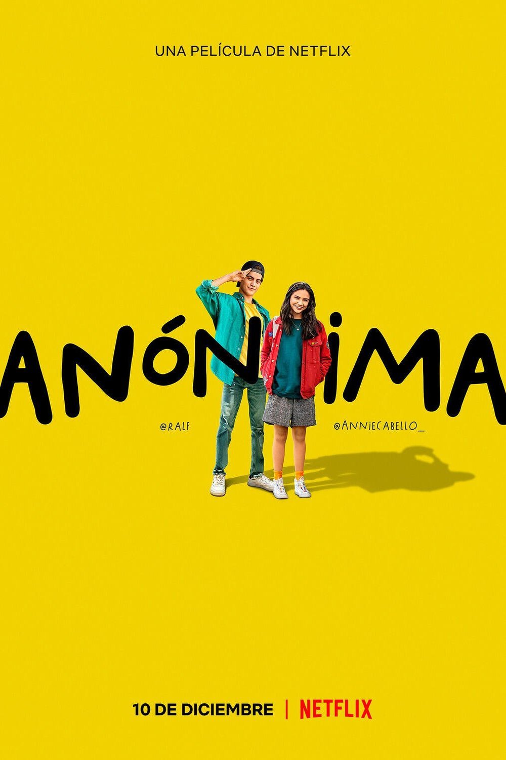 L'affiche du film Anónima
