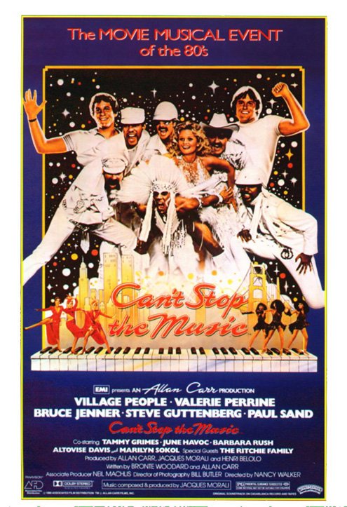 L'affiche du film Can't Stop the Music