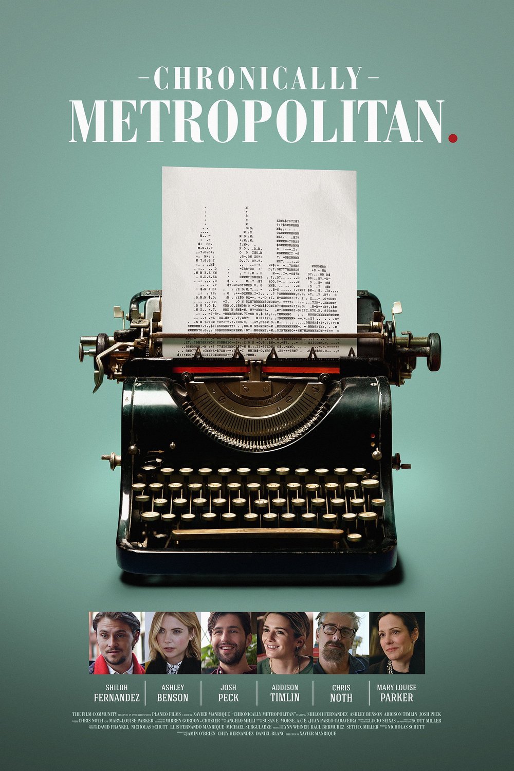 L'affiche du film Chronically Metropolitan