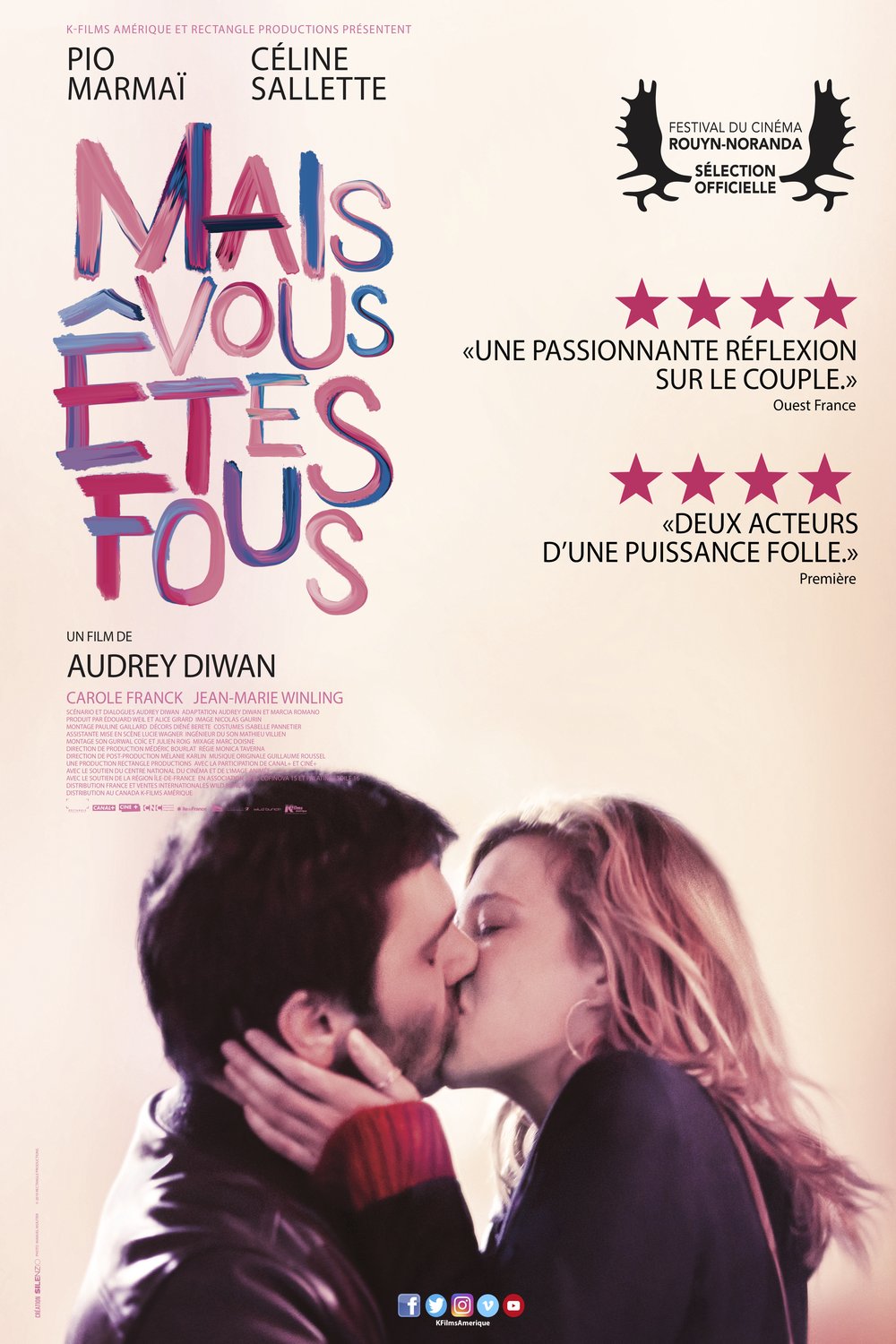 L'affiche du film Mais vous êtes fous