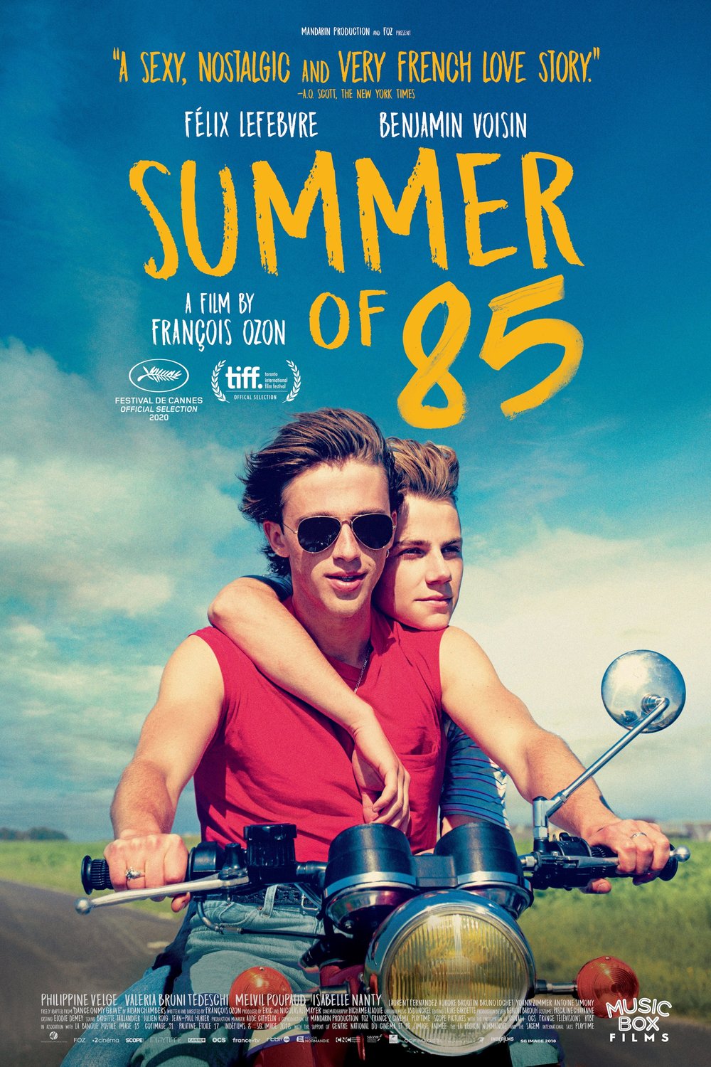 L'affiche du film Été 85