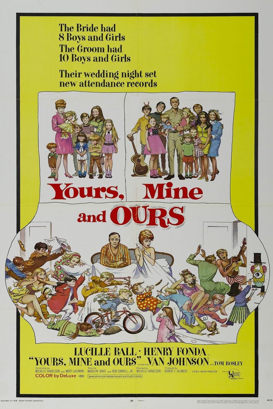 L'affiche du film Yours, Mine and Ours