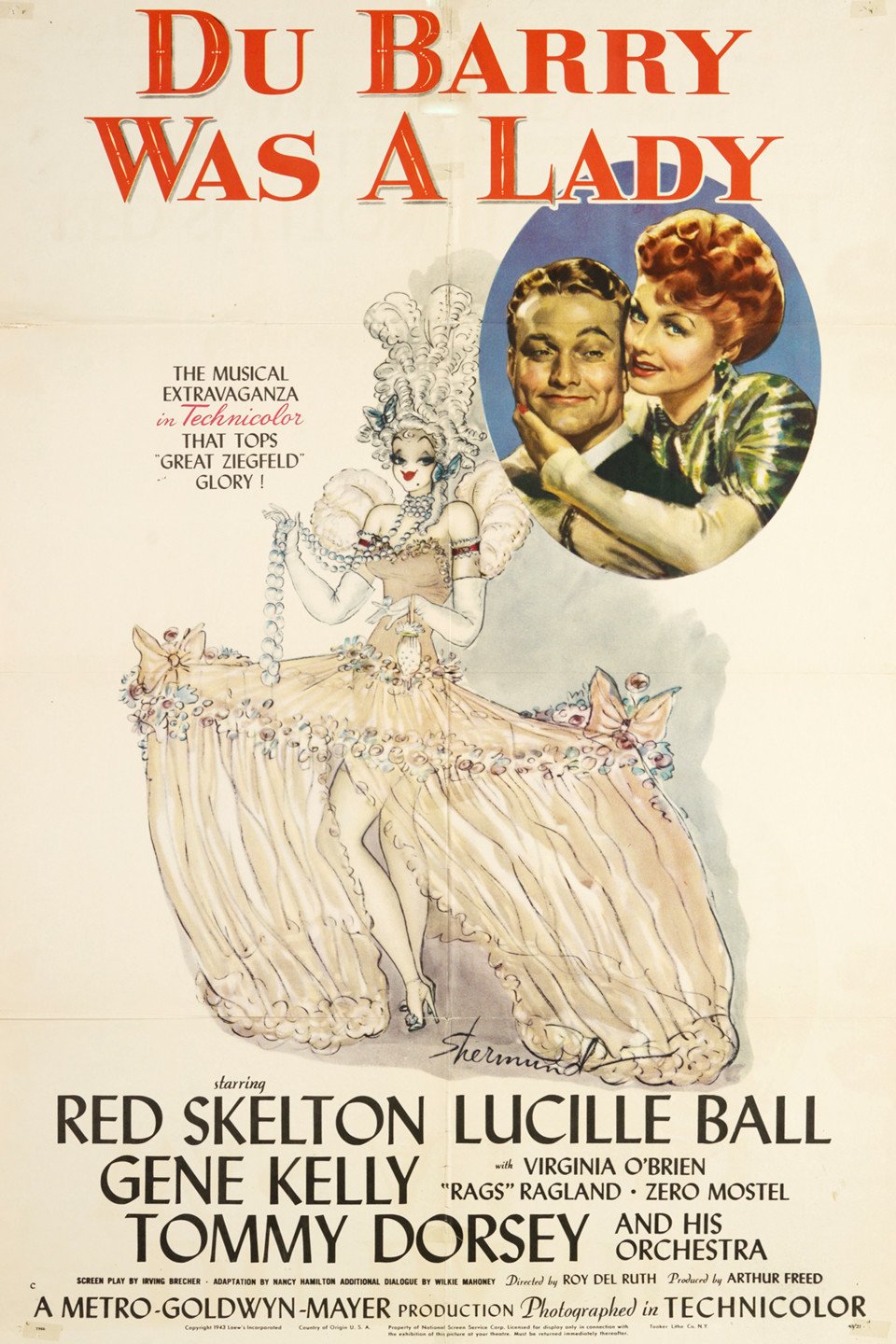 L'affiche du film Du Barry Was a Lady