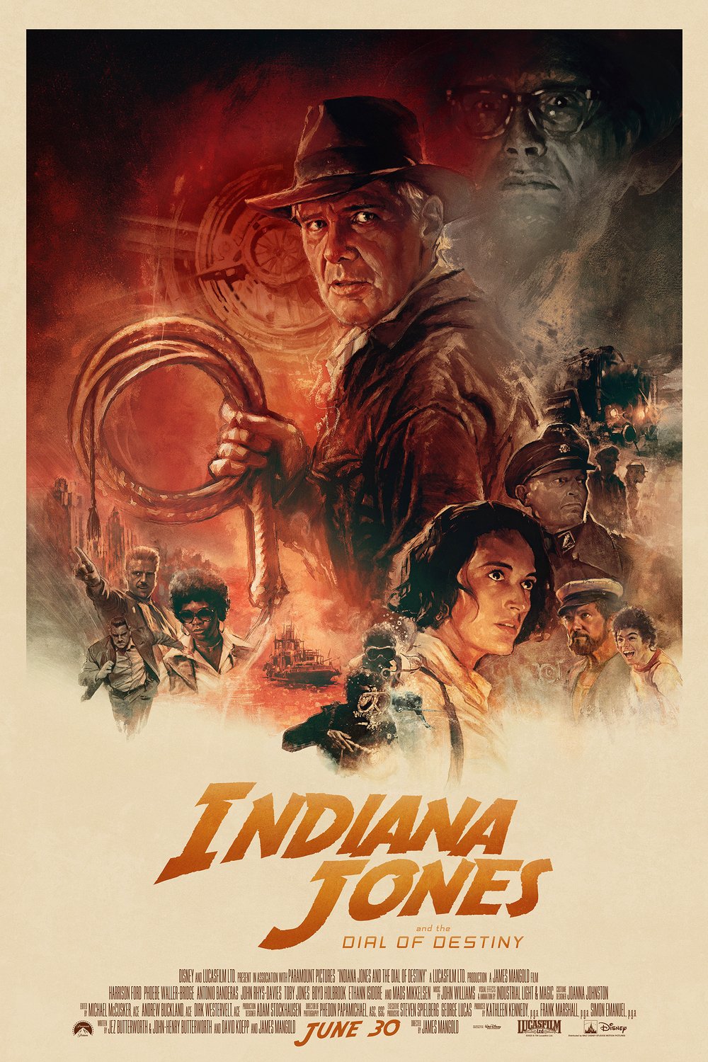 L'affiche du film Indiana Jones and the Dial of Destiny