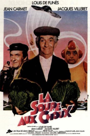 L'affiche du film La soupe aux choux