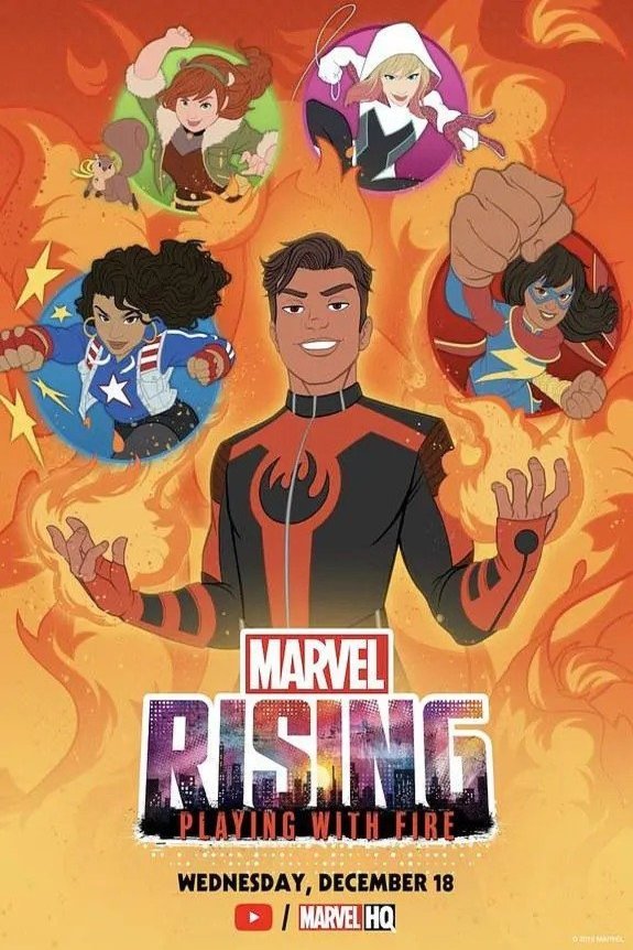 L'affiche du film Marvel Rising: Playing with Fire
