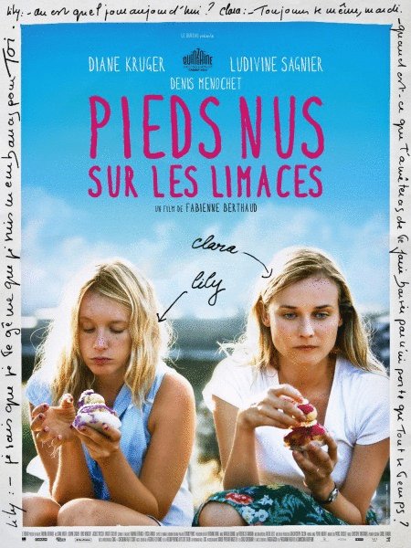 L'affiche du film Pieds nus sur les limaces