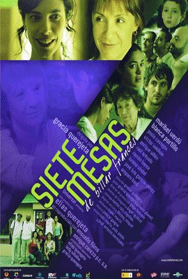 L'affiche du film Siete mesas de billar francés