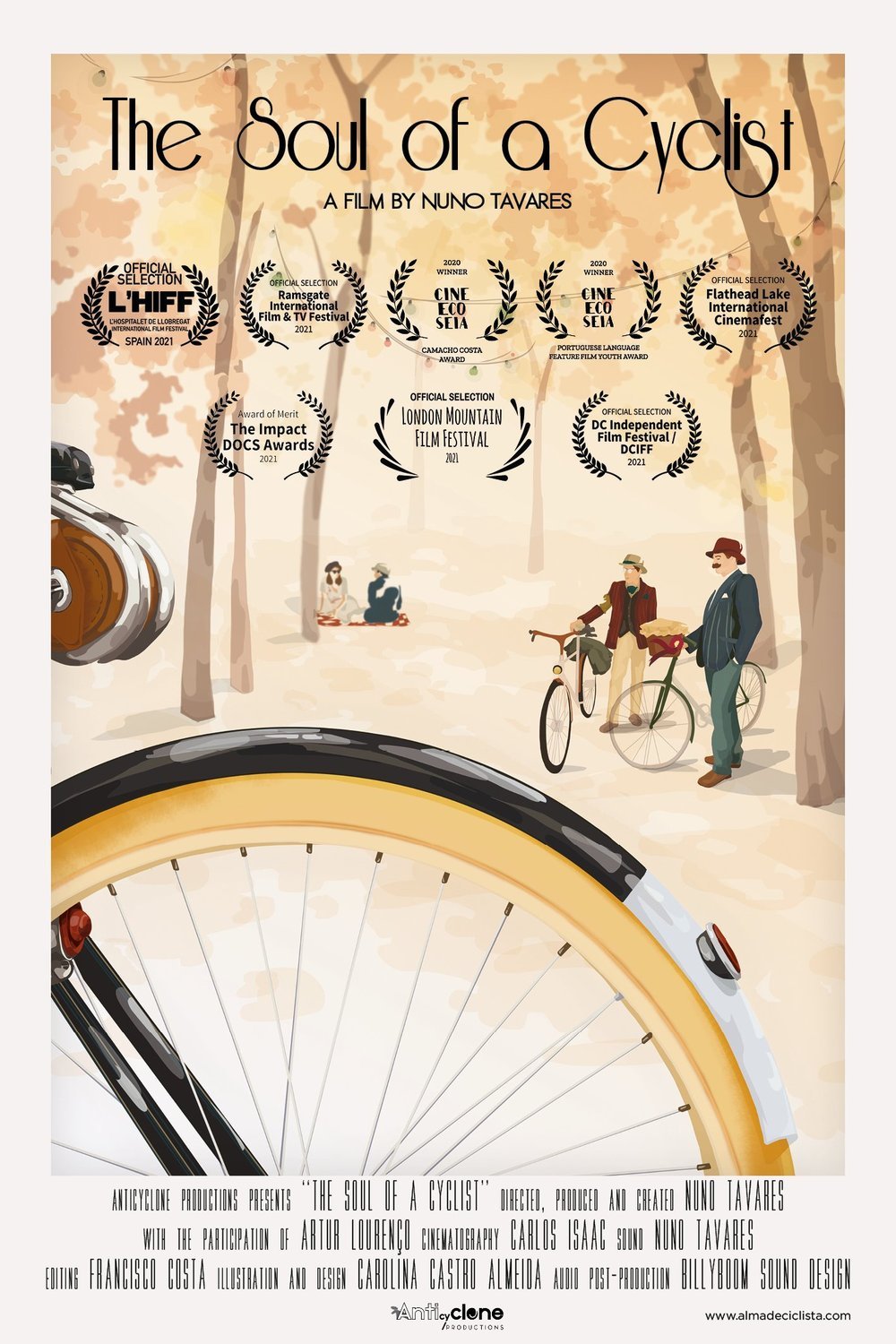 L'affiche du film A Alma de um Ciclista