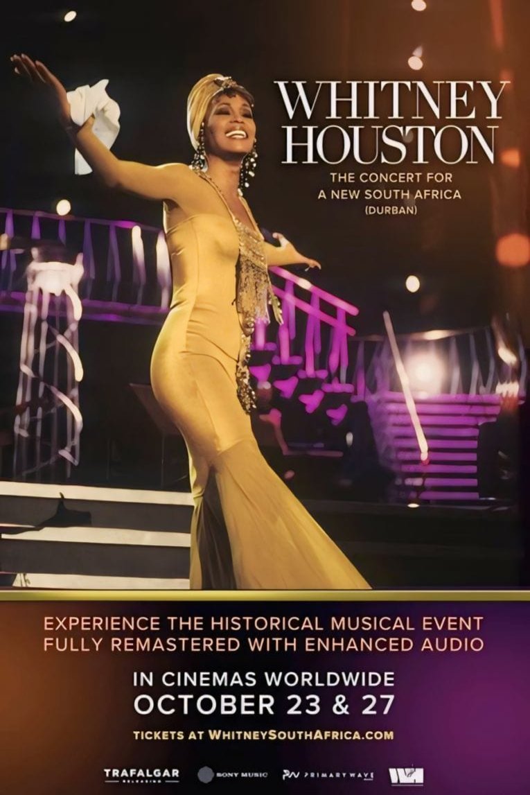 L'affiche du film Whitney Houston: The Concert for a New South Africa