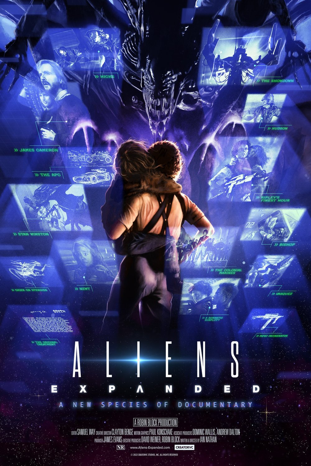 L'affiche du film Aliens Expanded