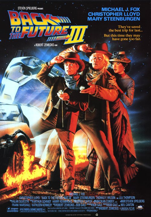 L'affiche du film Retour vers le futur partie III