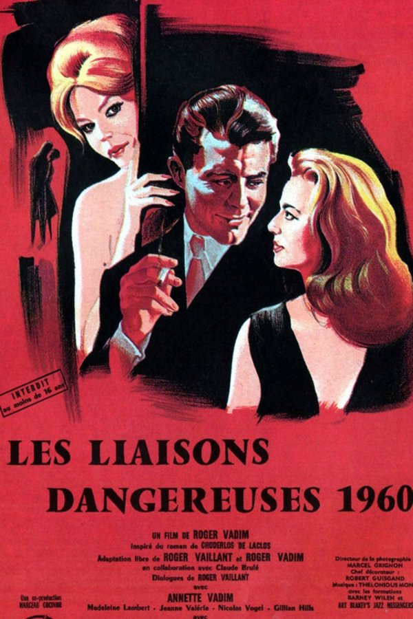 L'affiche du film Les Liaisons dangereuses