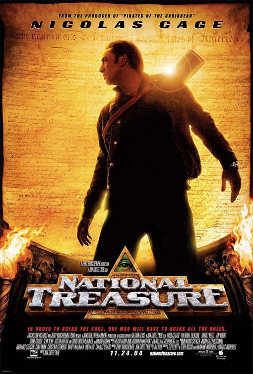 L'affiche du film Trésor national