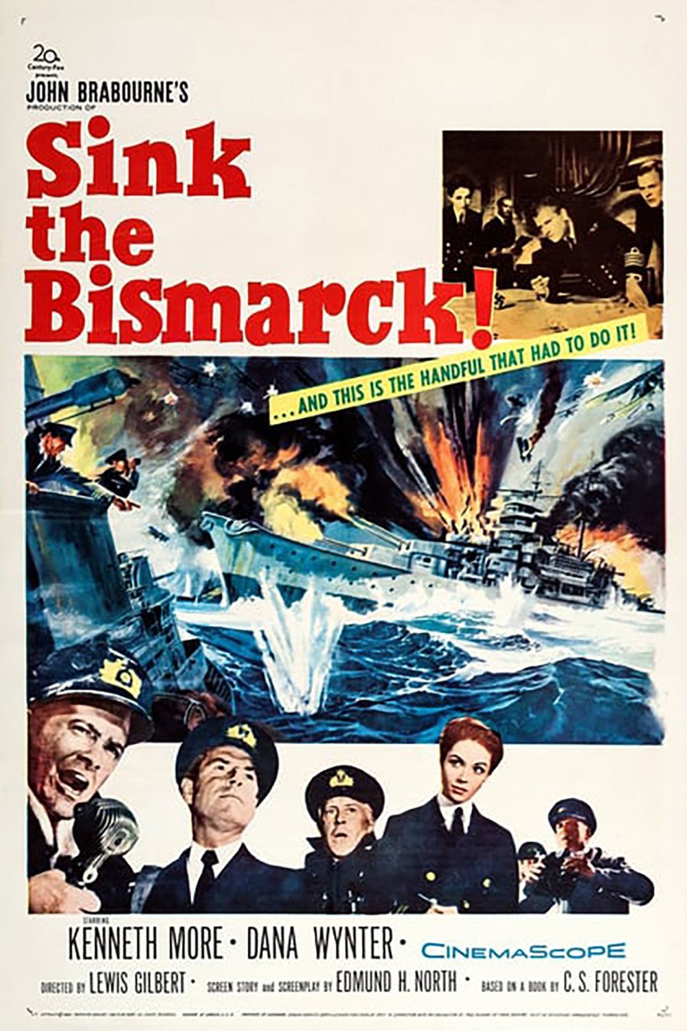 L'affiche du film Sink the Bismarck!
