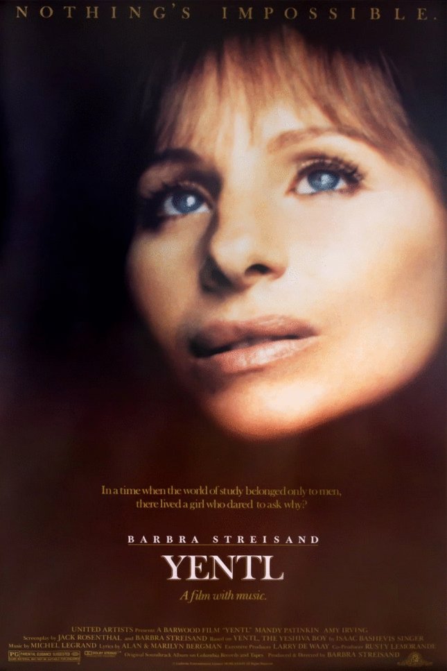 L'affiche du film Yentl