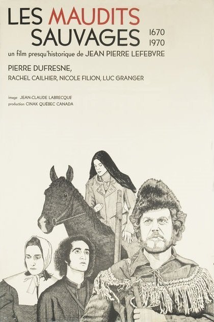 L'affiche du film Les maudits sauvages