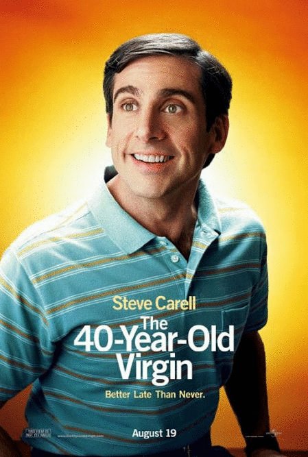 L'affiche du film 40 ans et encore puceau