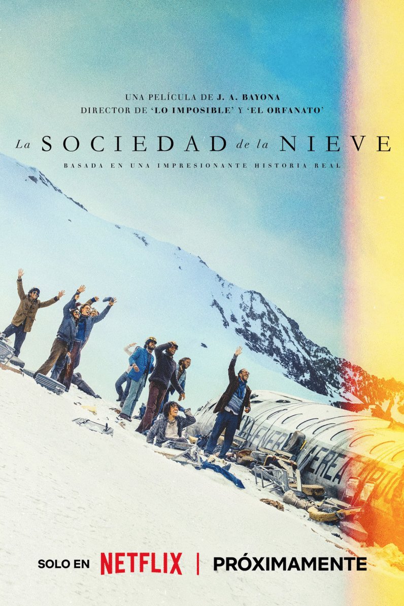 L'affiche du film La sociedad de la nieve