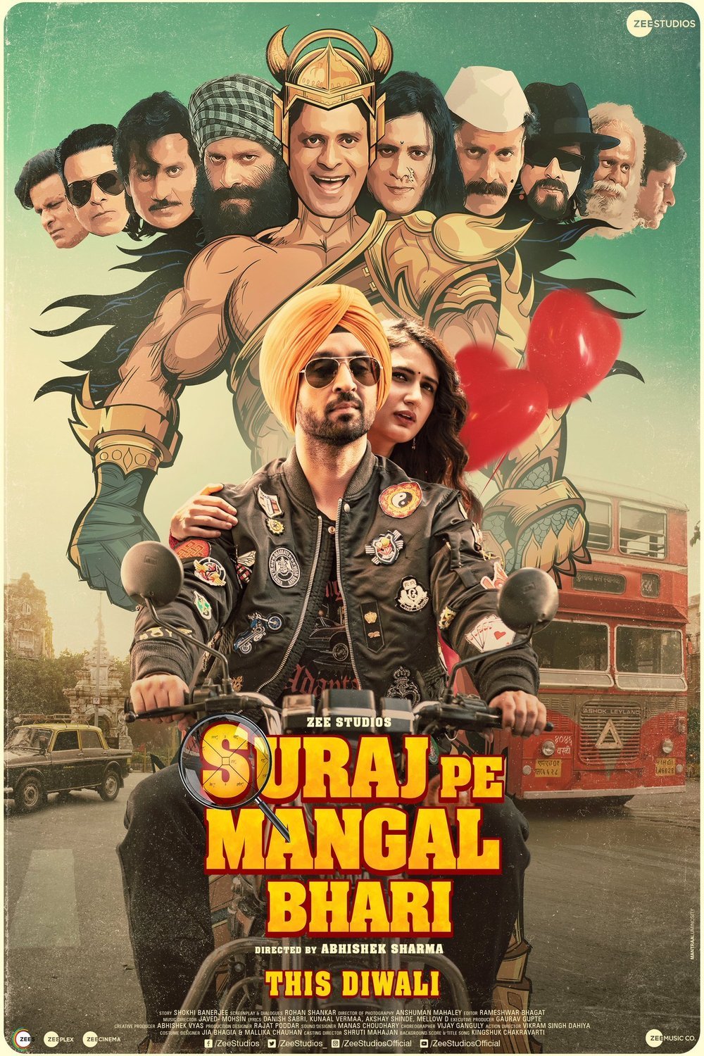 L'affiche du film Suraj Pe Mangal Bhari
