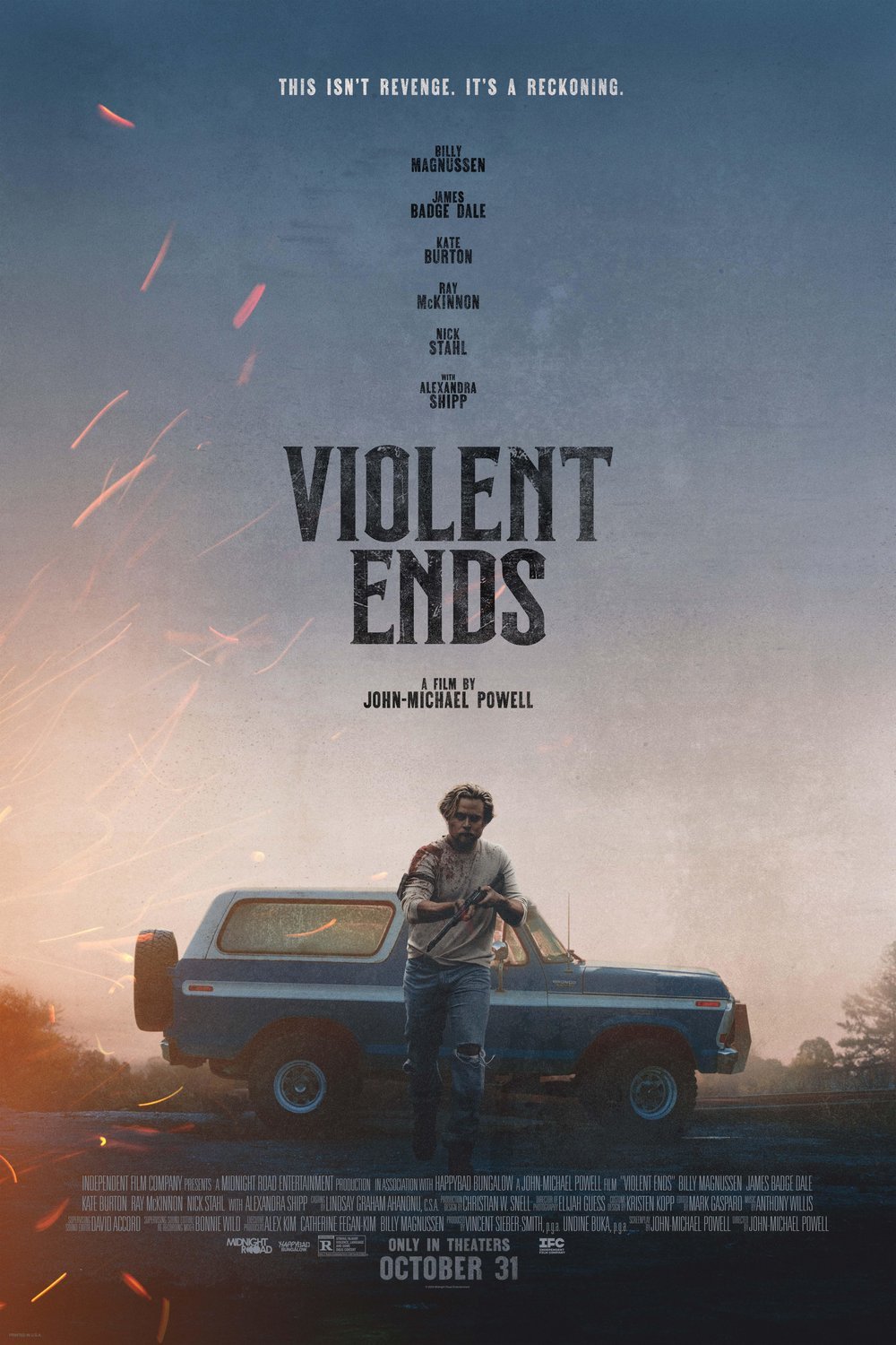 L'affiche du film Violent Ends
