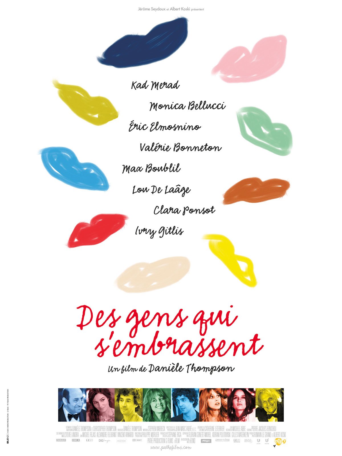L'affiche du film Des gens qui s'embrassent