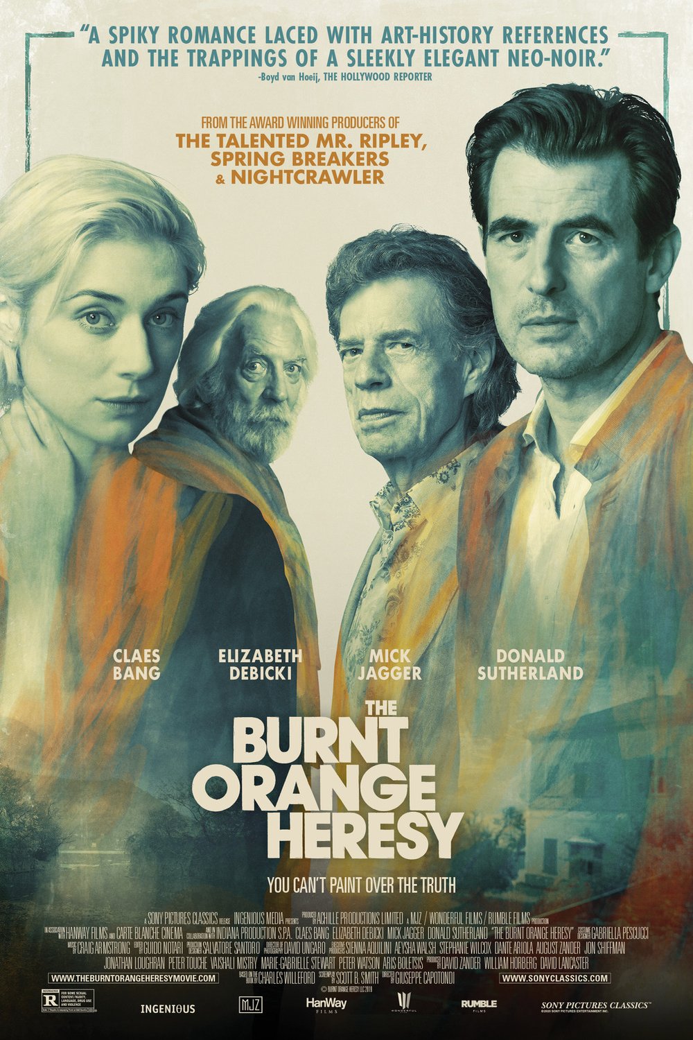 Poster of the movie The Burnt Orange Heresy