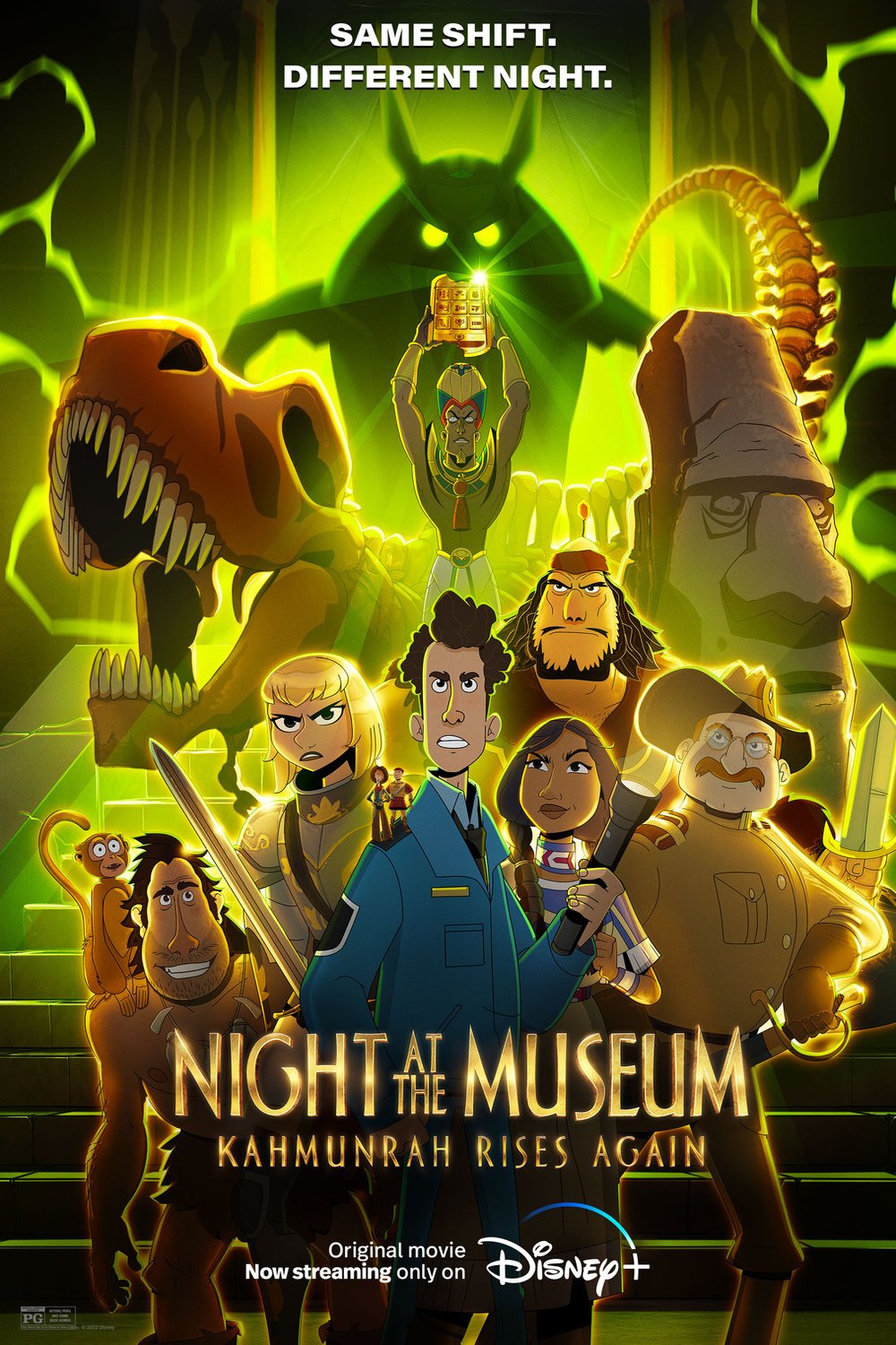 L'affiche du film Une nuit au musée: L'ascension de Kahmunrah