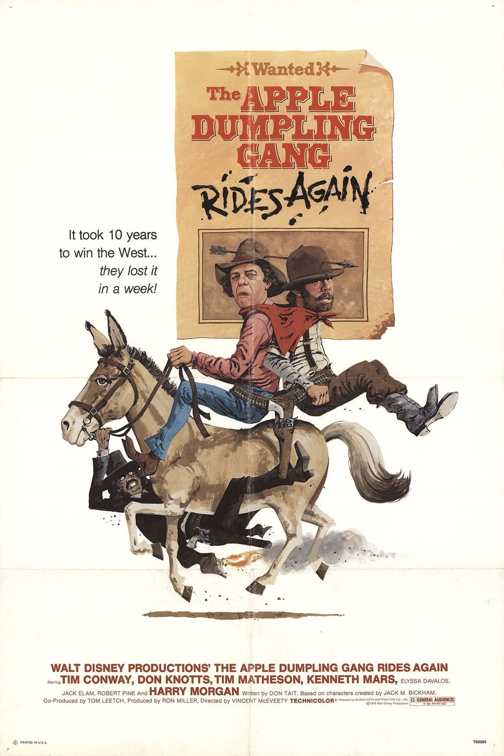 L'affiche du film The Apple Dumpling Gang Rides Again