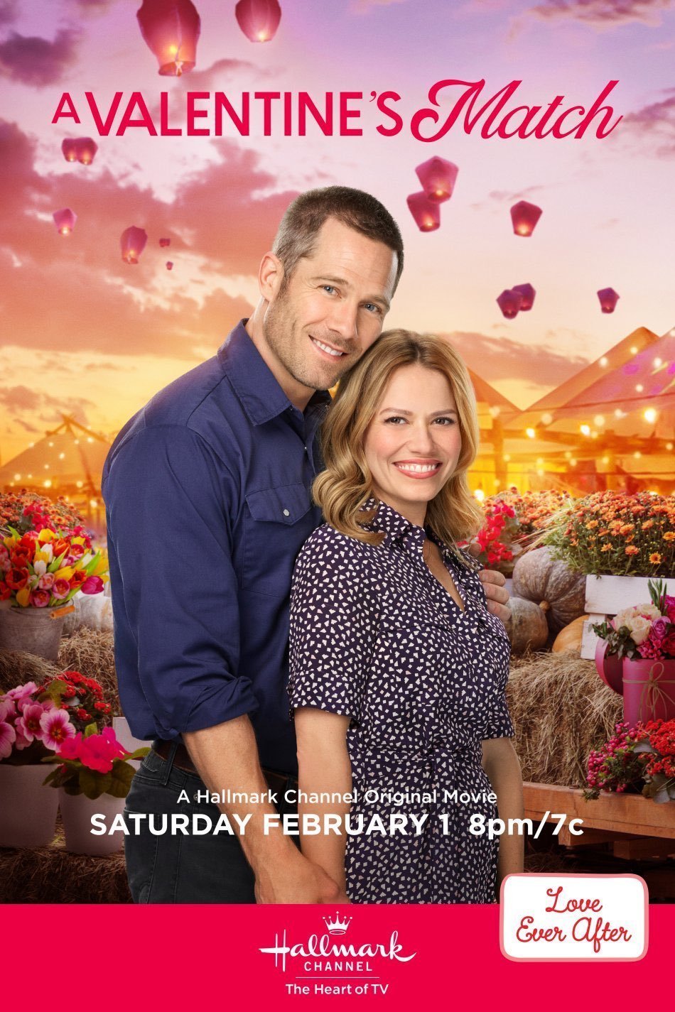 L'affiche du film A Valentine's Match