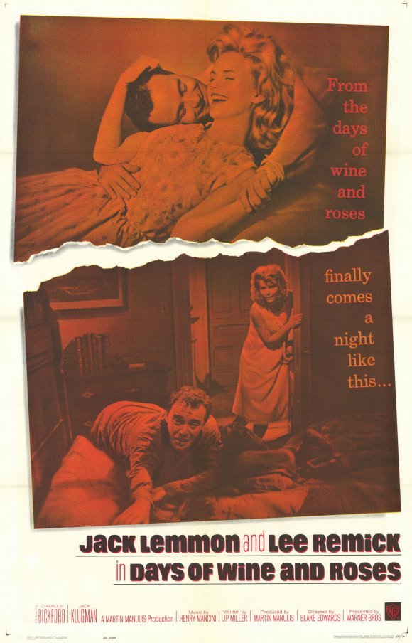L'affiche du film Days of Wine and Roses