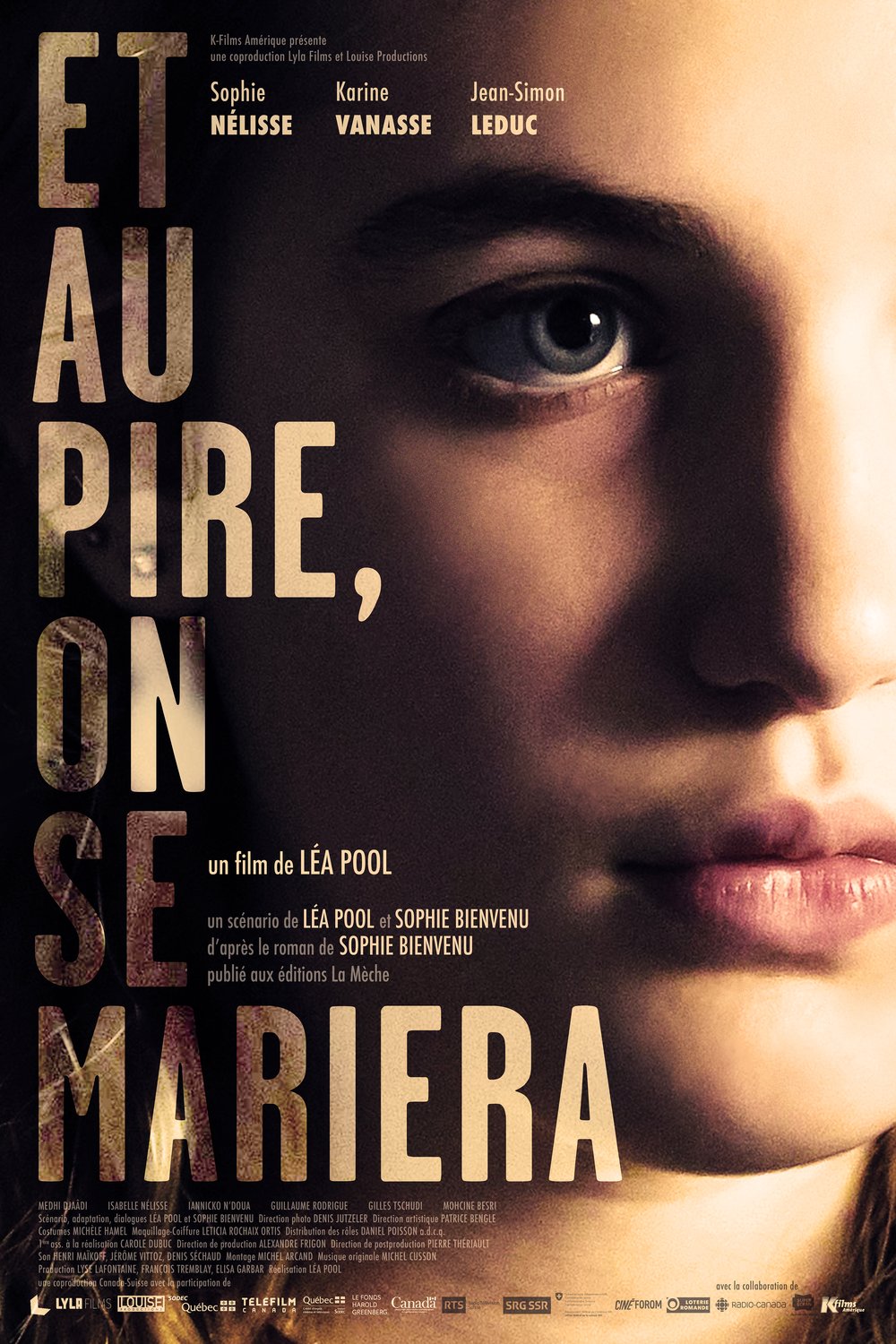 L'affiche du film Et au pire, on se mariera