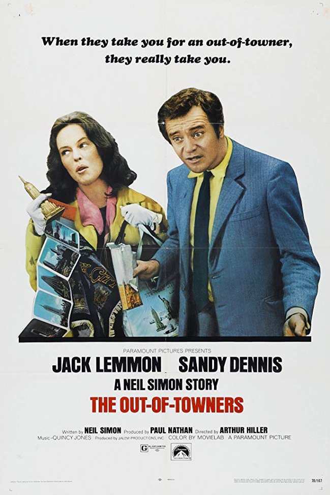 L'affiche du film The Out of Towners