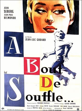 L'affiche du film À bout de souffle