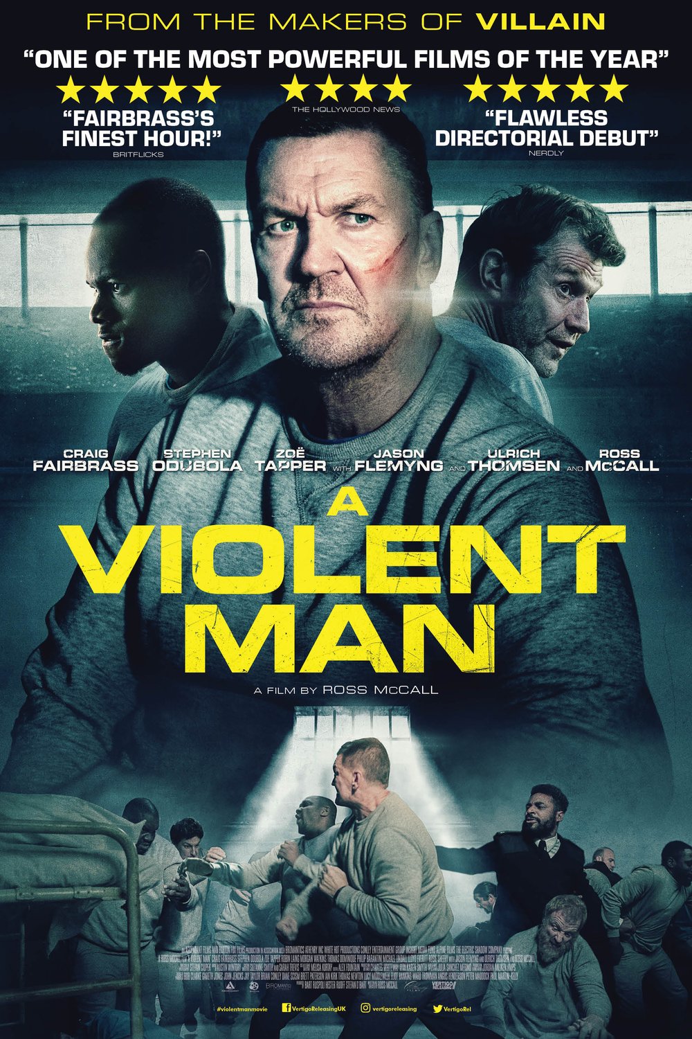 L'affiche du film A Violent Man