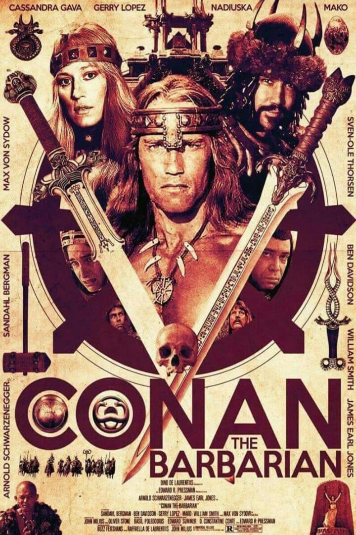 L'affiche du film Conan le barbare