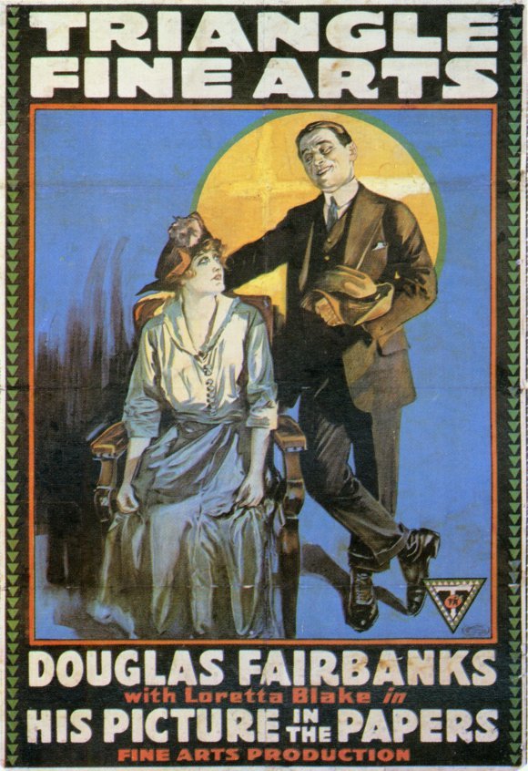 L'affiche du film His Picture In the Papers