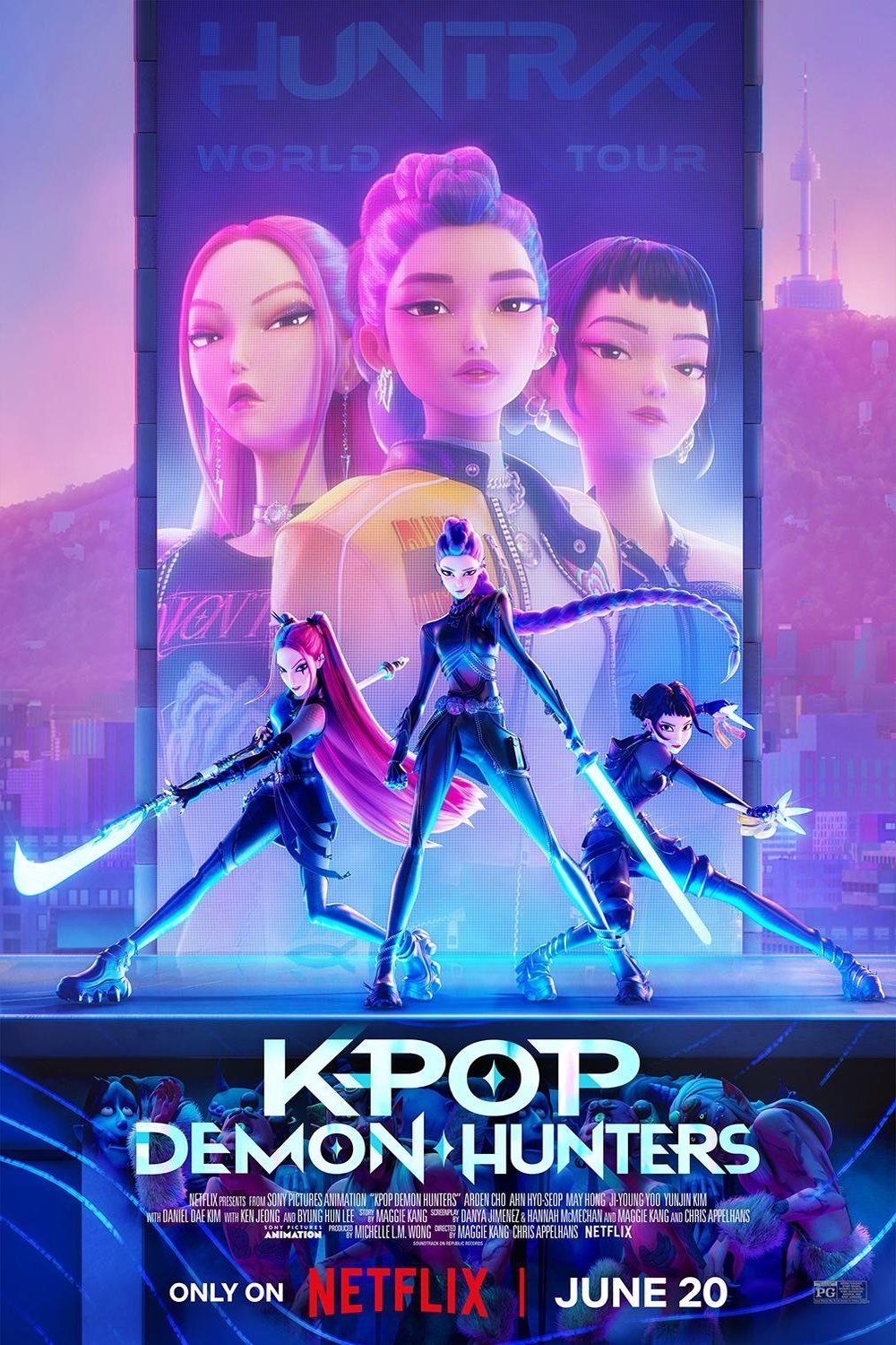 L'affiche du film KPop Demon Hunters