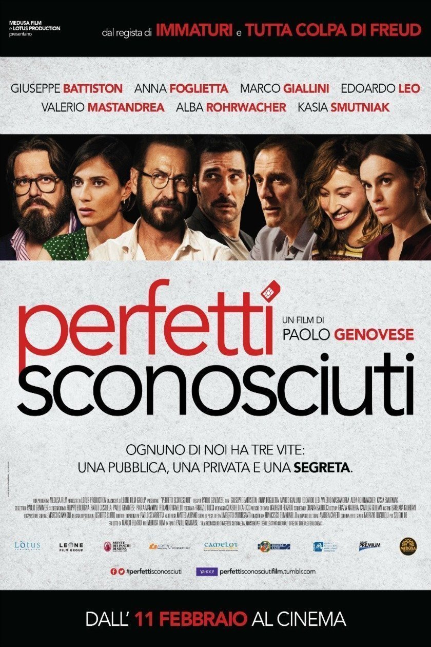 L'affiche du film Perfetti sconosciuti