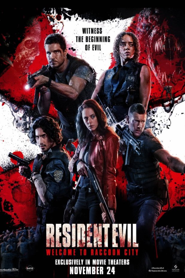 L'affiche du film Resident Evil: Welcome to Raccoon City