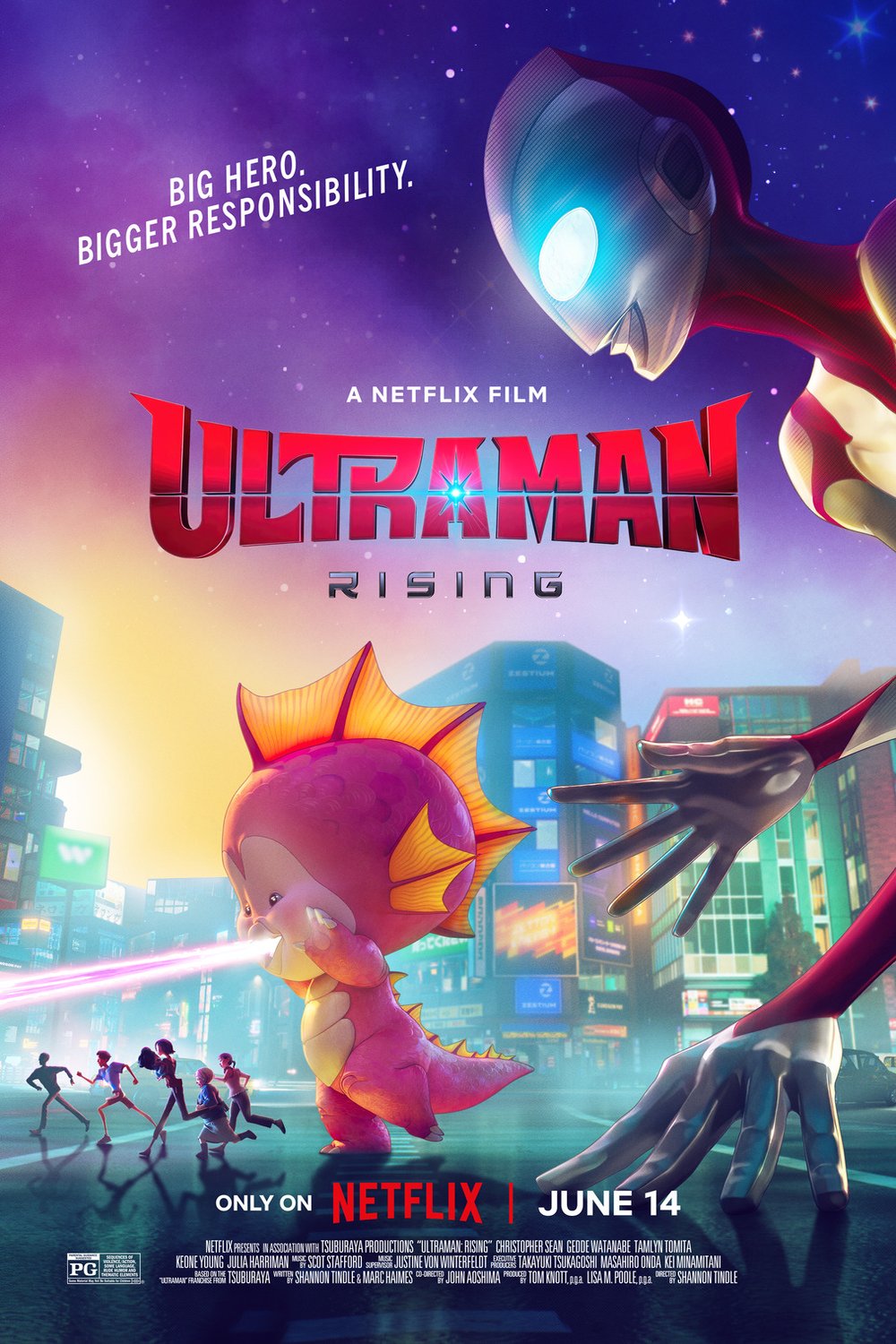 L'affiche du film Ultraman: Rising
